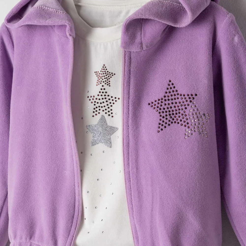 Παιδικό σετ με φόρμα 3 τμχ ΕΒΙΤΑ κορίτσι - 2