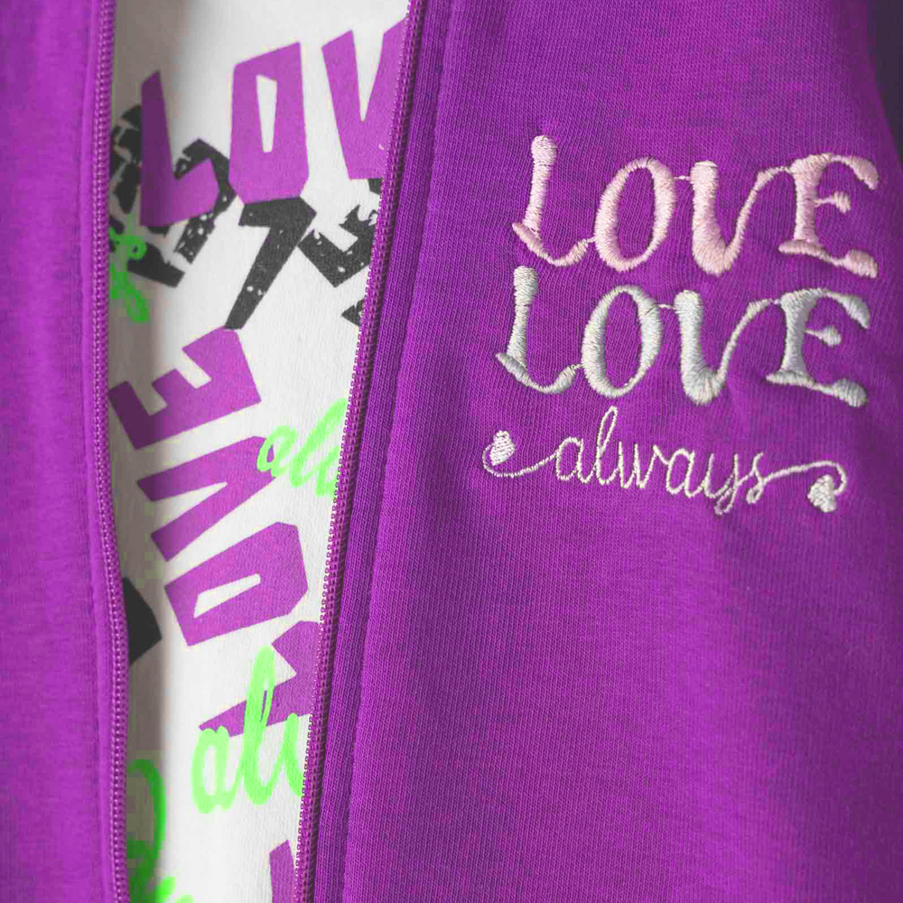 Παιδικό σετ με φόρμα 3 τμχ ΕΒΙΤΑ κορίτσι - 2