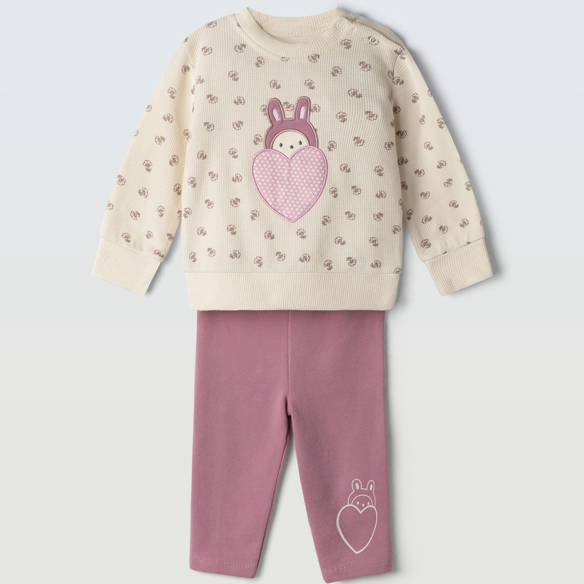 Βρεφικό σετ με κολάν ΕΒΙΤΑ κορίτσι - 1