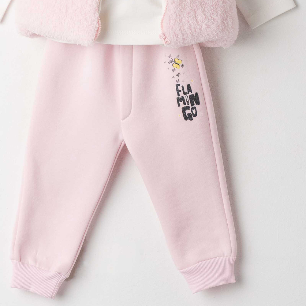 Βρεφικό σετ με φόρμα 3 τμχ ΕΒΙΤΑ κορίτσι - 3