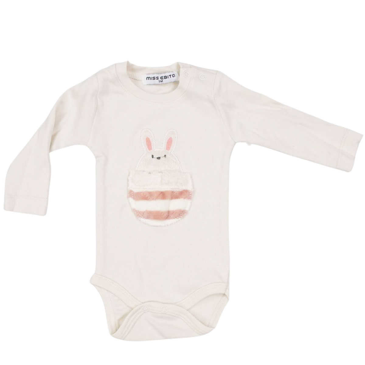 Βρεφικό σετ με φόρμα 3 τμχ ΕΒΙΤΑ κορίτσι - 2