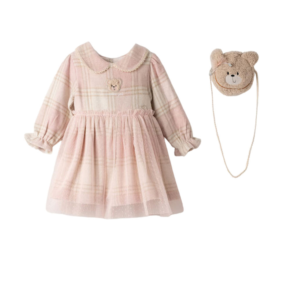 Βρεφικό φόρεμα με τσαντάκι ΕΒΙΤΑ κορίτσι - ΣΟΜΟΝ