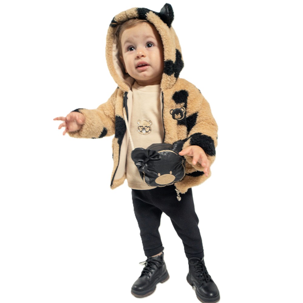 Βρεφικό σετ με κολάν 3 τμχ ΕΒΙΤΑ κορίτσι - 2