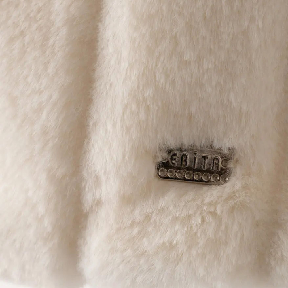 Βρεφικό γούνινο παλτό ΕΒΙΤΑ κορίτσι - 4