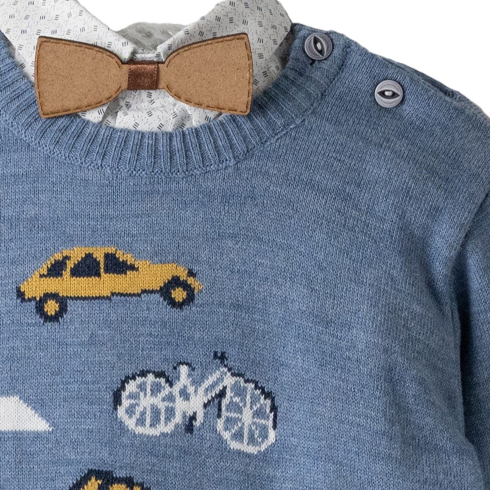 Βρεφικό σετ με παντελόνι 3 τμχ HASHTAG αγόρι - 2