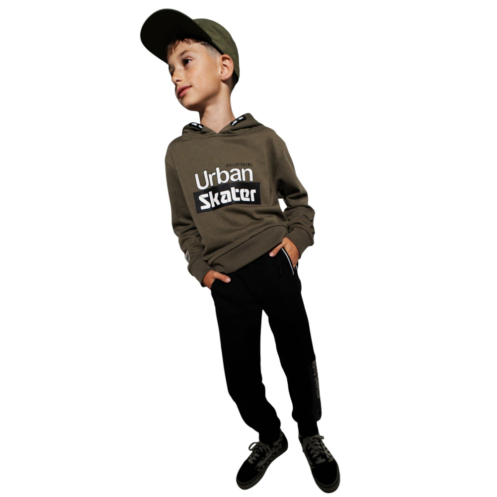 Παιδικό σετ με φόρμα HASHTAG αγόρι - ΧΑΚΙ