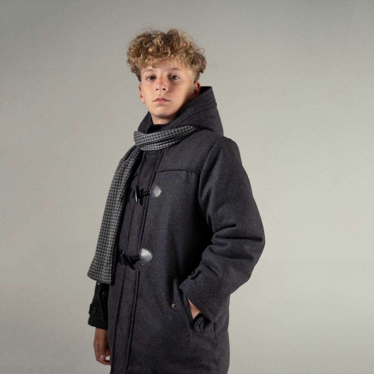 Παιδικό μοντγκόμερι παλτό HASHTAG αγόρι - 3