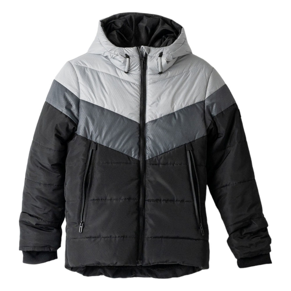 Παιδικό μπουφάν HASHTAG αγόρι - ΓΚΡΙ