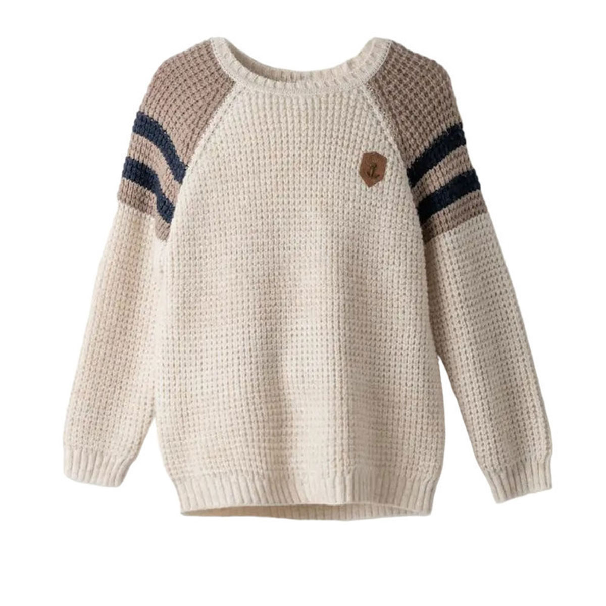 Παιδικό πουλόβερ HASHTAG αγόρι - ΜΠΕΖ