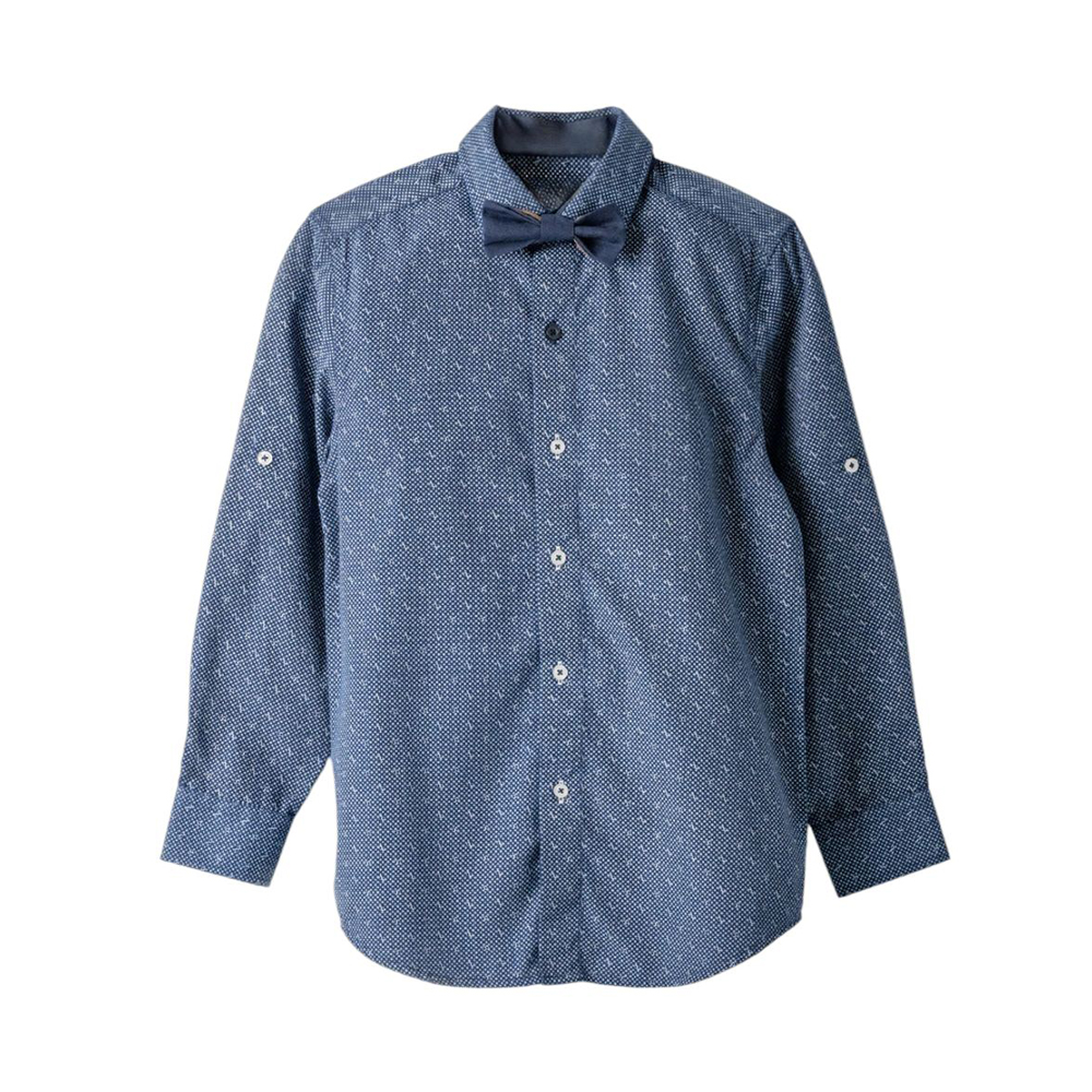 Παιδικό πουκάμισο HASHTAG αγόρι - ΜΠΛΕ