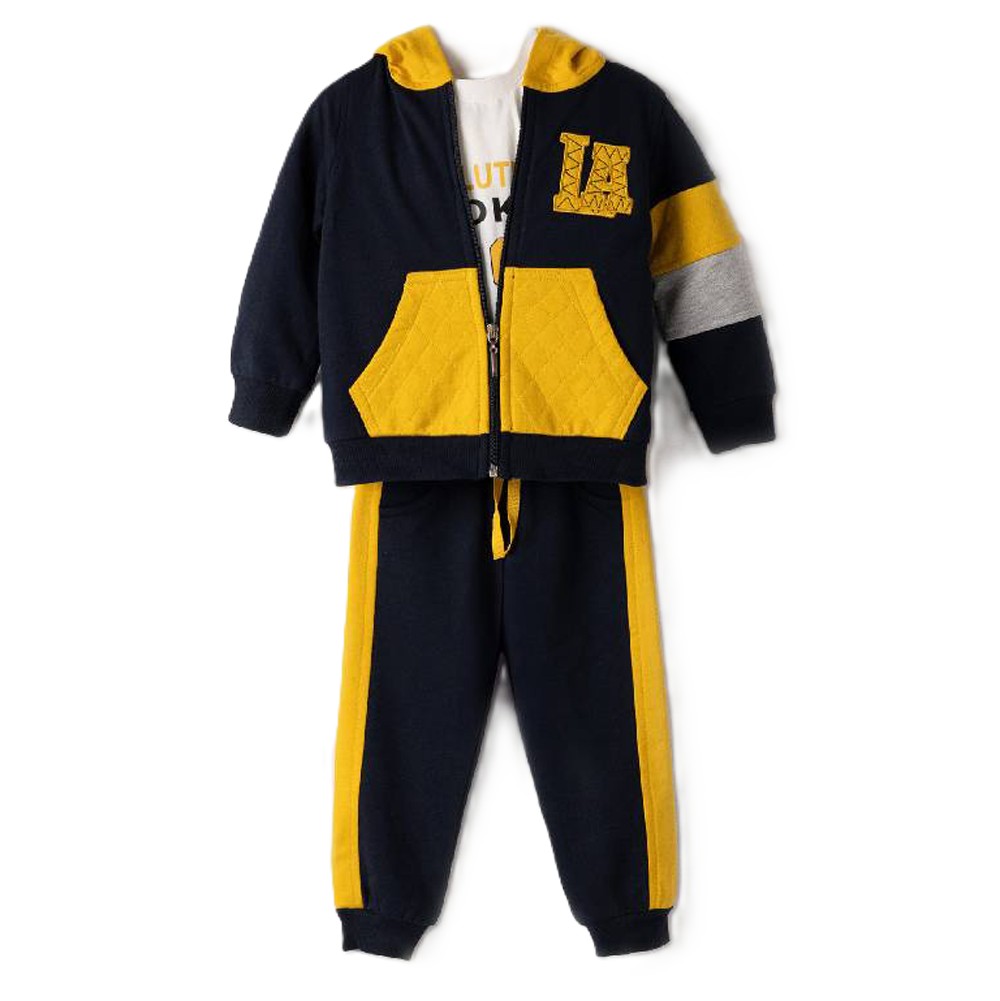 Παιδικό σετ με φόρμα 3 τμχ HASHTAG αγόρι - 1