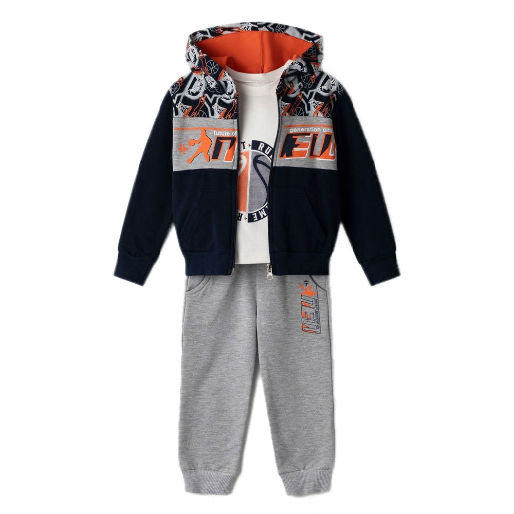 Παιδικό σετ με φόρμα 3 τμχ HASHTAG αγόρι - 1