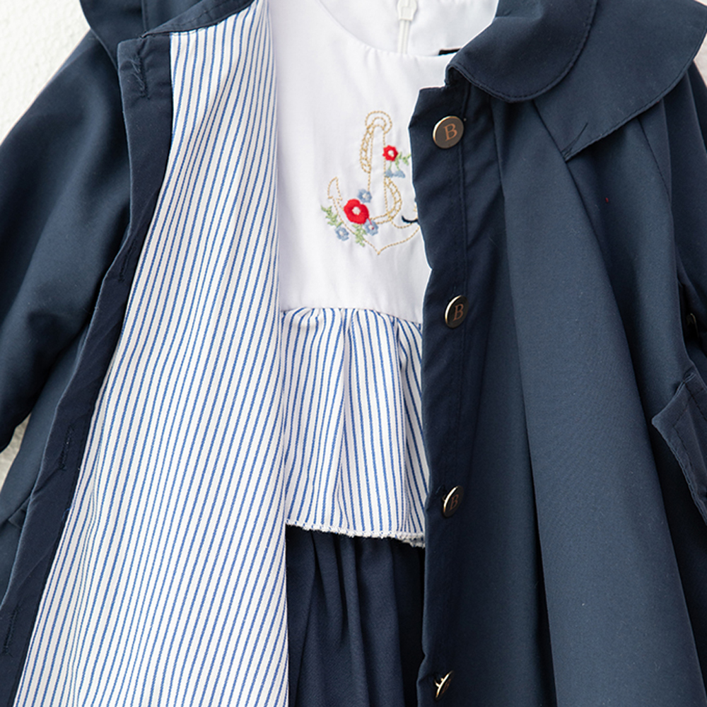 Βρεφικό σετ φόρεμα με πανωφόρι RESTART κορίτσι - 3