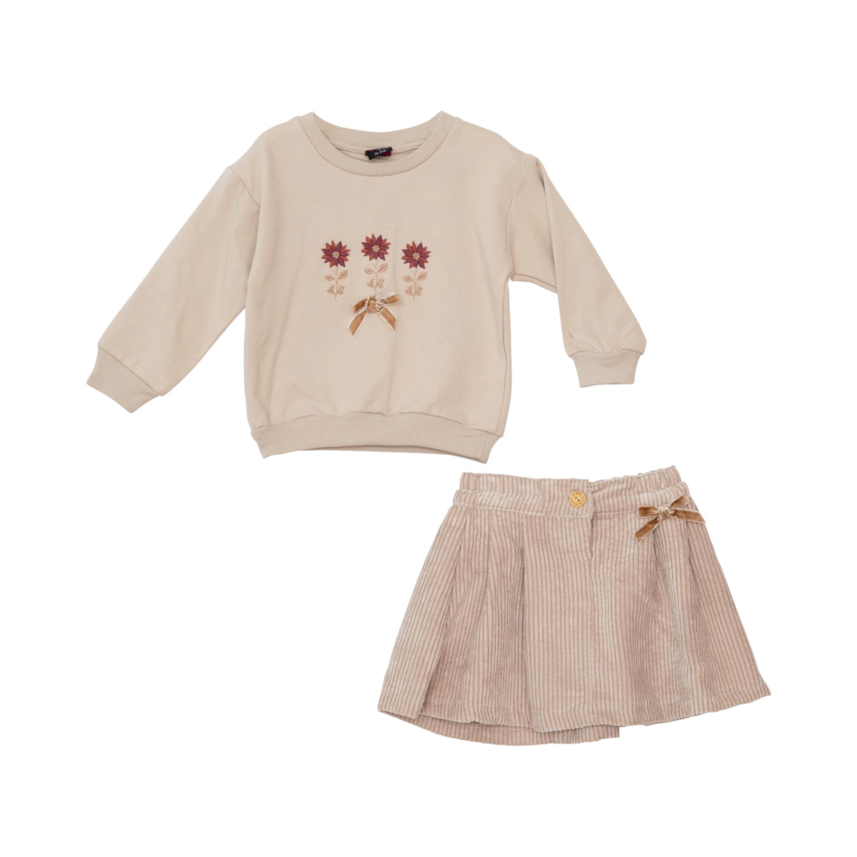 Βρεφικό σετ με φούστα 3 τμχ RESTART κορίτσι - 2