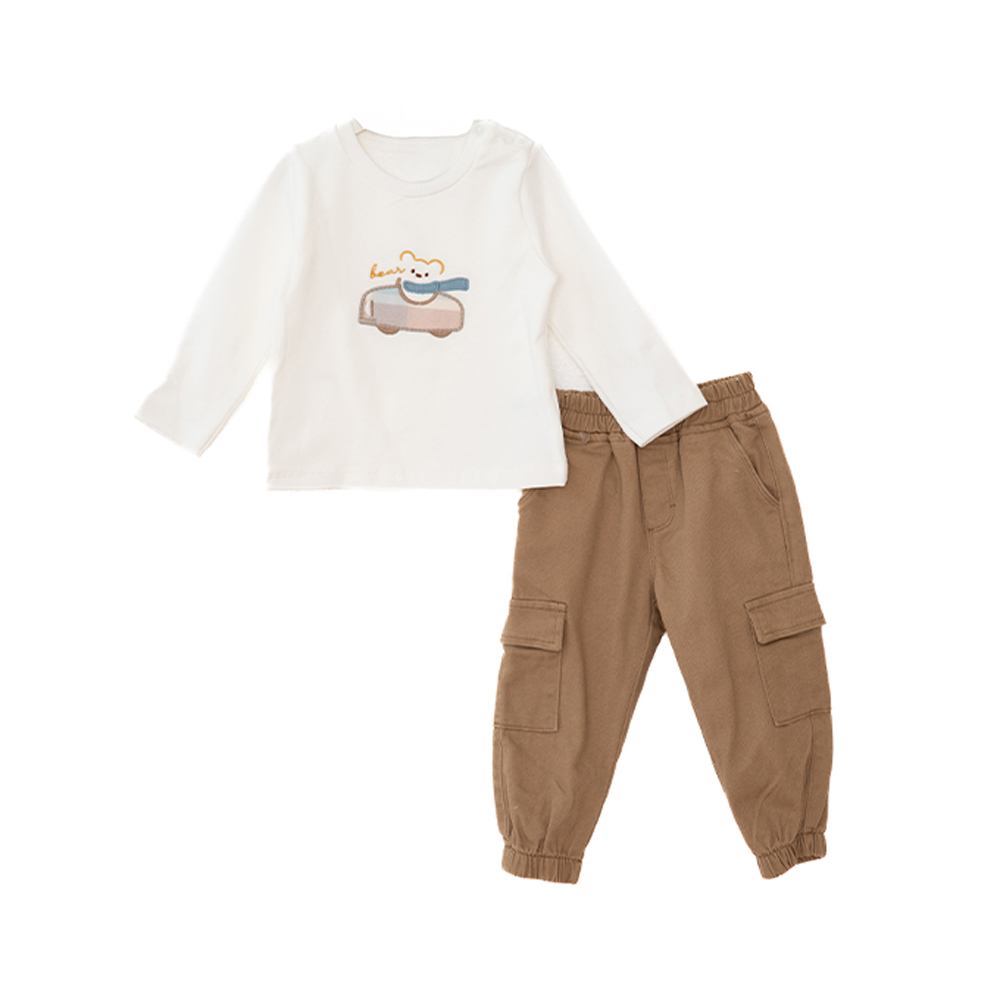 Βρεφικό σετ με παντελόνι 3 τμχ RESTART αγόρι - 2