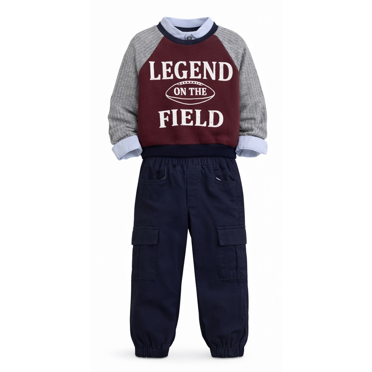 Παιδικό σετ με παντελόνι 3 τμχ RESTART αγόρι - 1