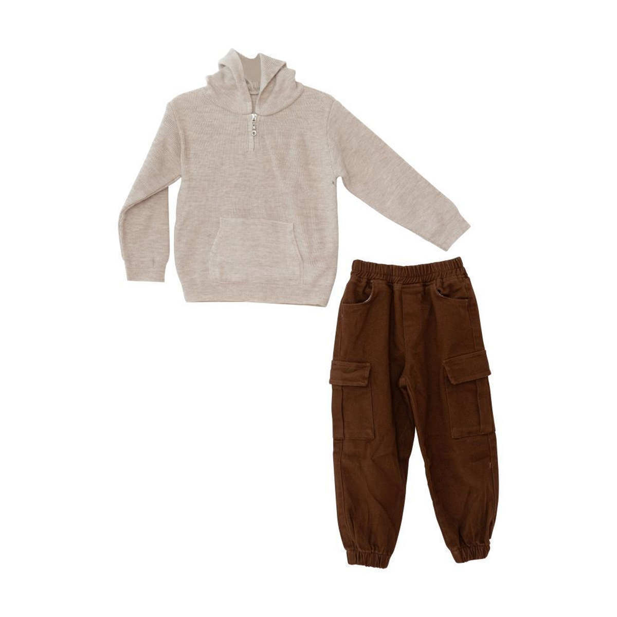 Παιδικό σετ με παντελόνι RESTART αγόρι - ΜΠΕΖ