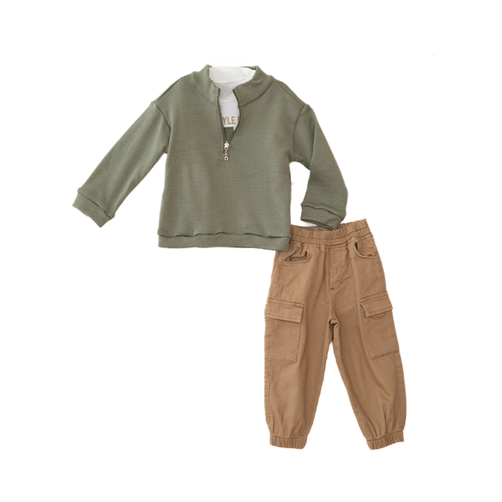 Παιδικό σετ με παντελόνι 3 τμχ RESTART αγόρι - 1