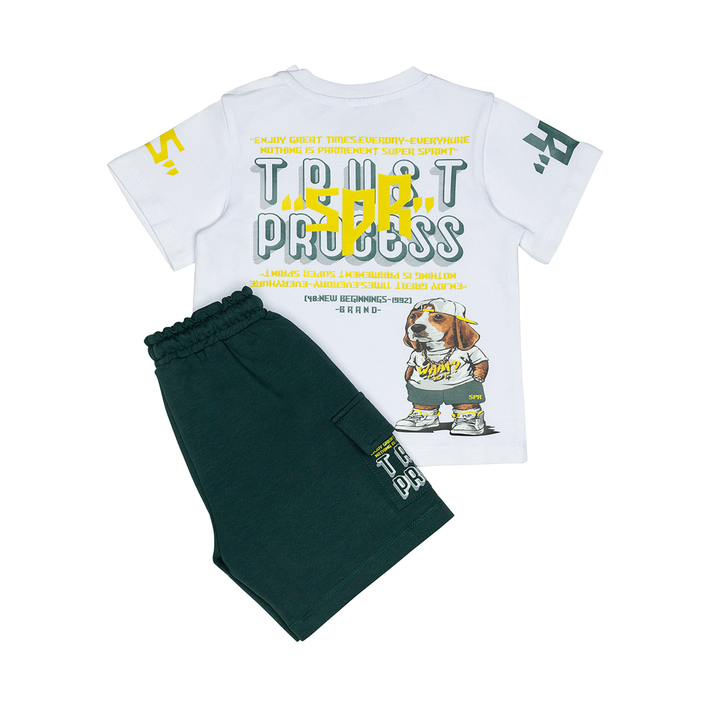Παιδικό σετ με βερμούδα SPRINT αγόρι - 2