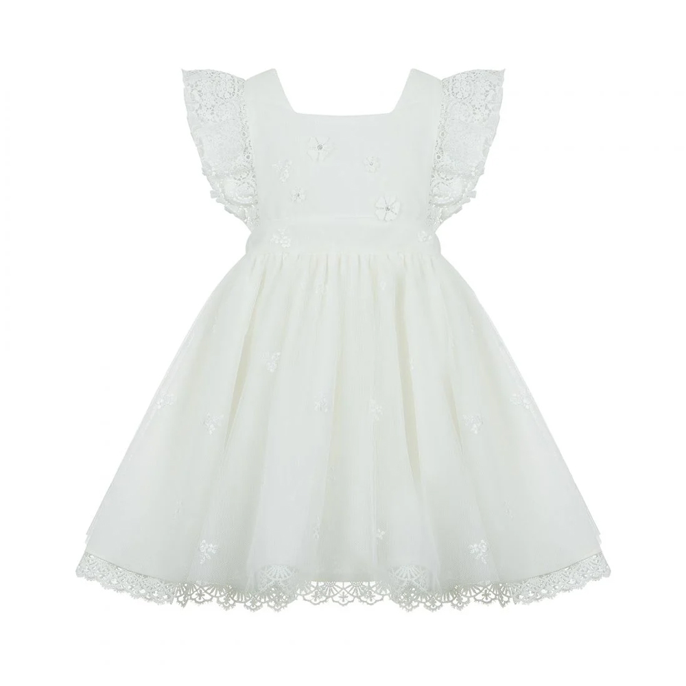 Βαπτιστικό φόρεμα LAPIN κορίτσι - ΛΕΥΚΟ