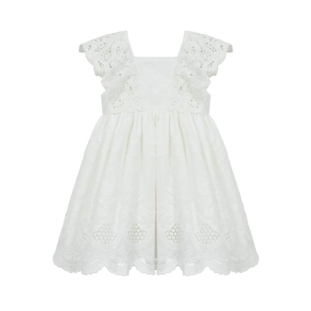 Βαπτιστικό φόρεμα LAPIN κορίτσι - ΛΕΥΚΟ
