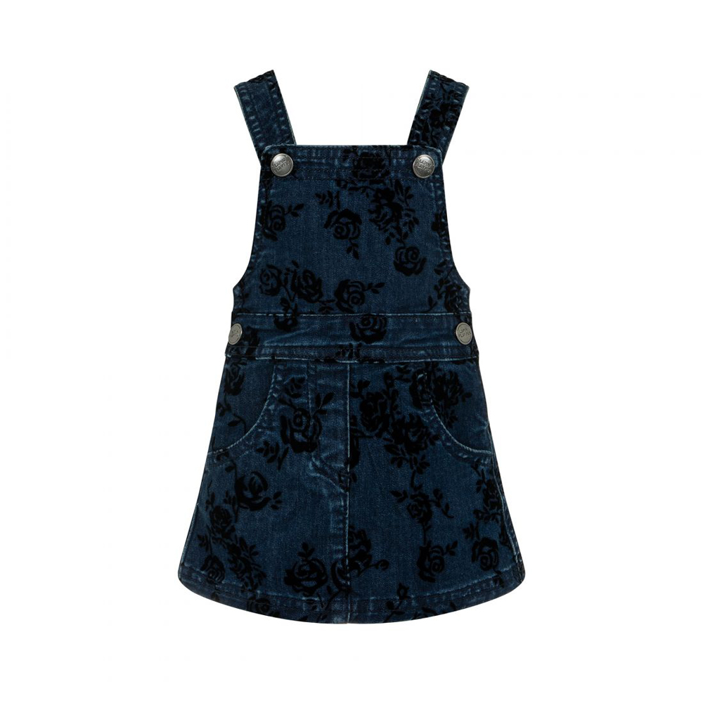 Παιδικό τζιν φόρεμα σαλοπέτα LAPIN κορίτσι - NAVY