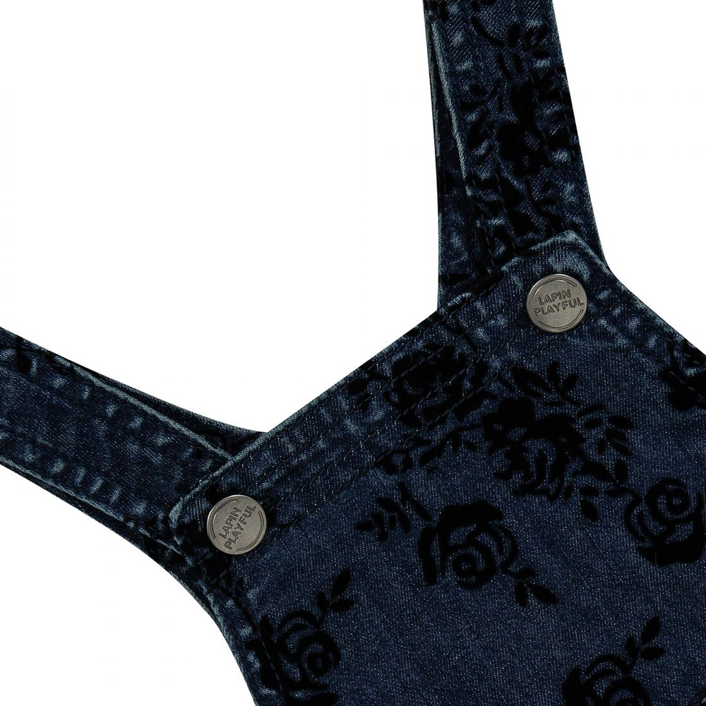 Παιδικό τζιν φόρεμα σαλοπέτα LAPIN κορίτσι - 3