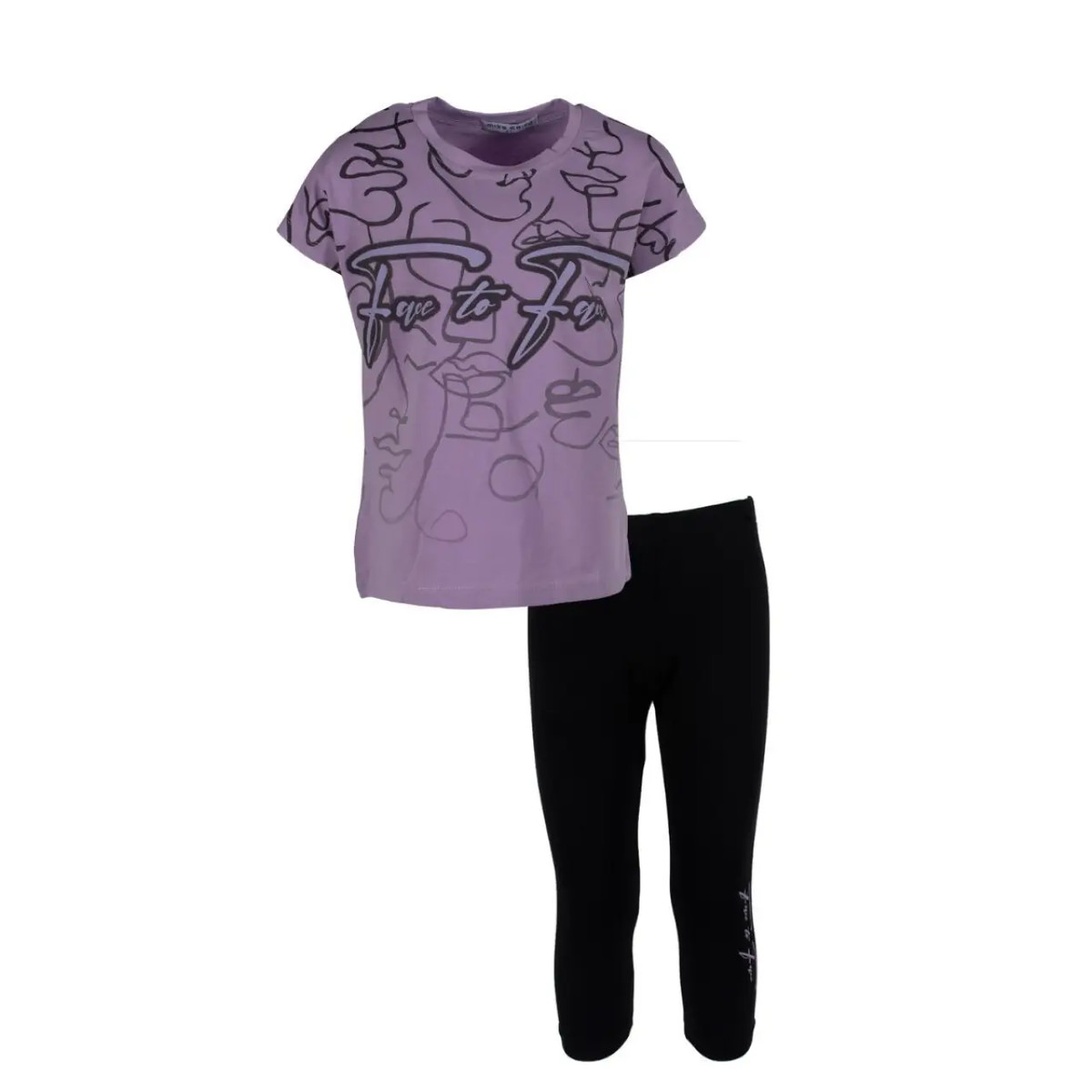 Παιδικό σετ με κολάν ΕΒΙΤΑ κορίτσι - ΛΙΛΑ