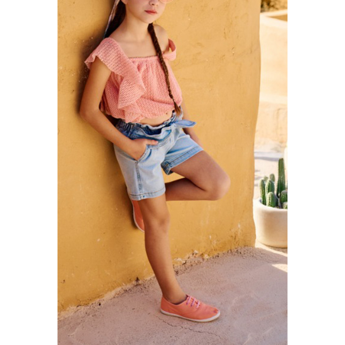Παιδικό σετ με σορτς ΕΒΙΤΑ κορίτσι - 2