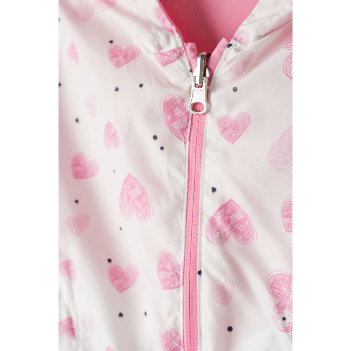 Παιδικό αντιανεμικό μπουφάν διπλής όψης ΕΒΙΤΑ κορίτσι - 3