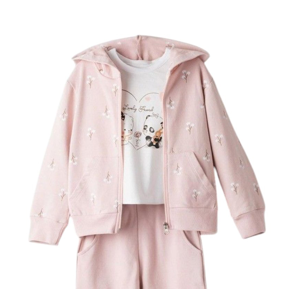 Παιδικό σετ με φόρμα 3 τμχ ΕΒΙΤΑ κορίτσι - 2