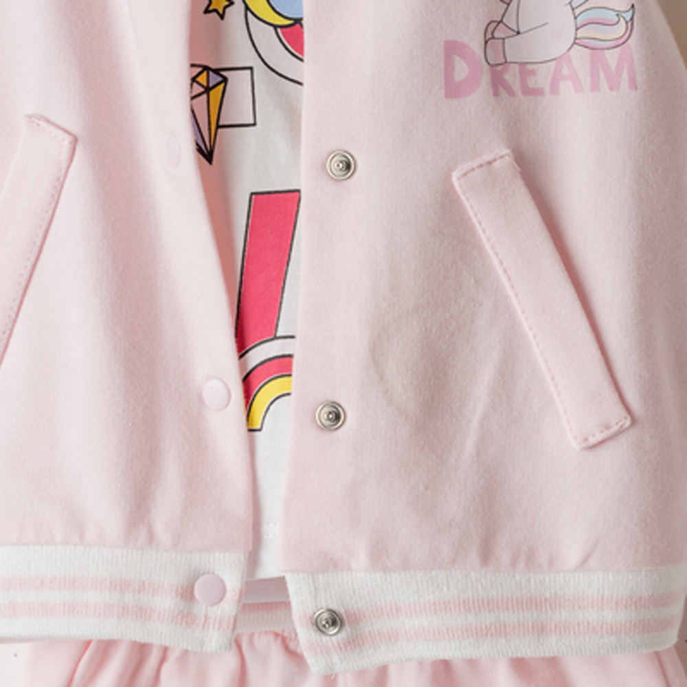 Βρεφικό σετ με φόρμα 3 τμχ ΕΒΙΤΑ κορίτσι - 2