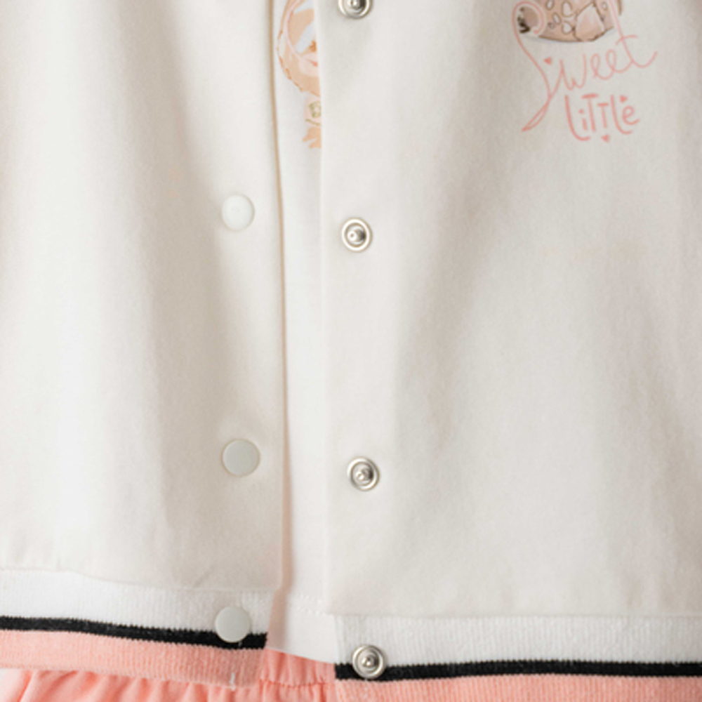 Βρεφικό σετ με φόρμα ΕΒΙΤΑ 3 τμχ κορίτσι - 2