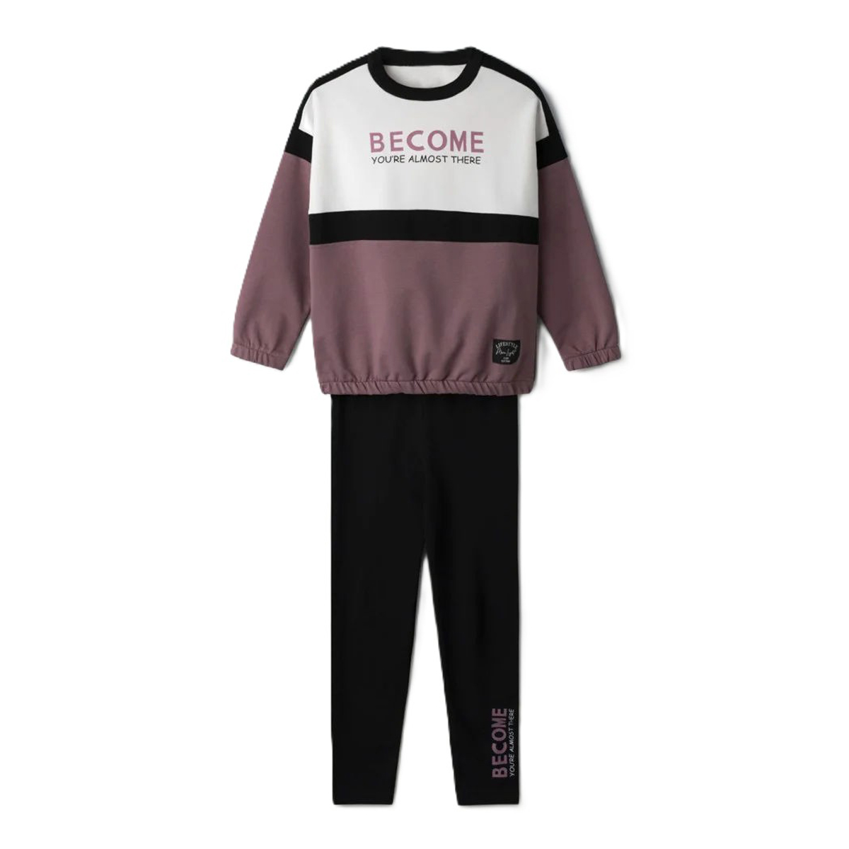 Σετ με κολάν ΕΒΙΤΑ - ΕΚΡΟΥ