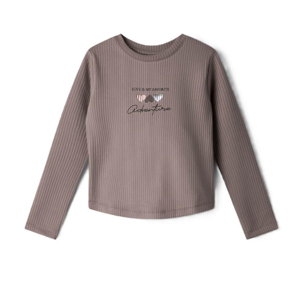 Παιδική μακρυμάνικη μπλούζα ΕΒΙΤΑ κορίτσι - ΚΑΦΕ