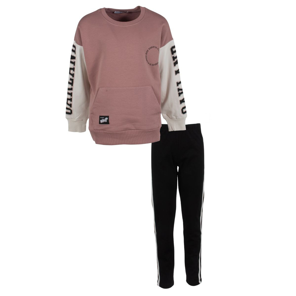 Παιδικό σετ με κολάν ΕΒΙΤΑ κορίτσι - ΣΑΠΙΟ ΜΗΛΟ