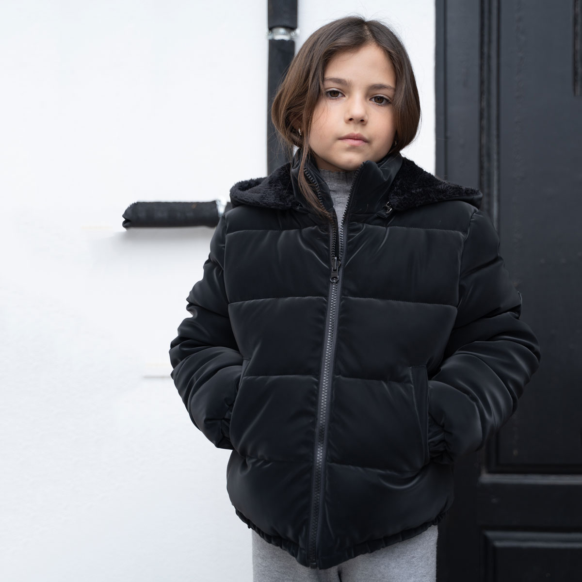 Παιδικό μπουφάν με τσαντάκι ΕΒΙΤΑ κορίτσι - 3