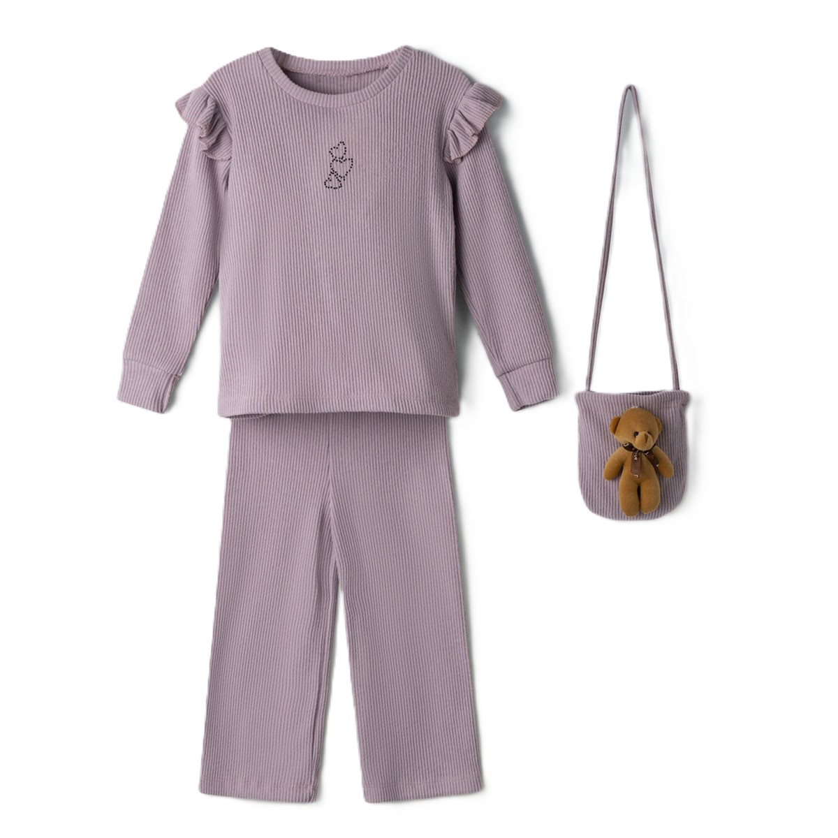 Παιδικό σετ με κολάν ΕΒΙΤΑ κορίτσι - ΛΙΛΑ