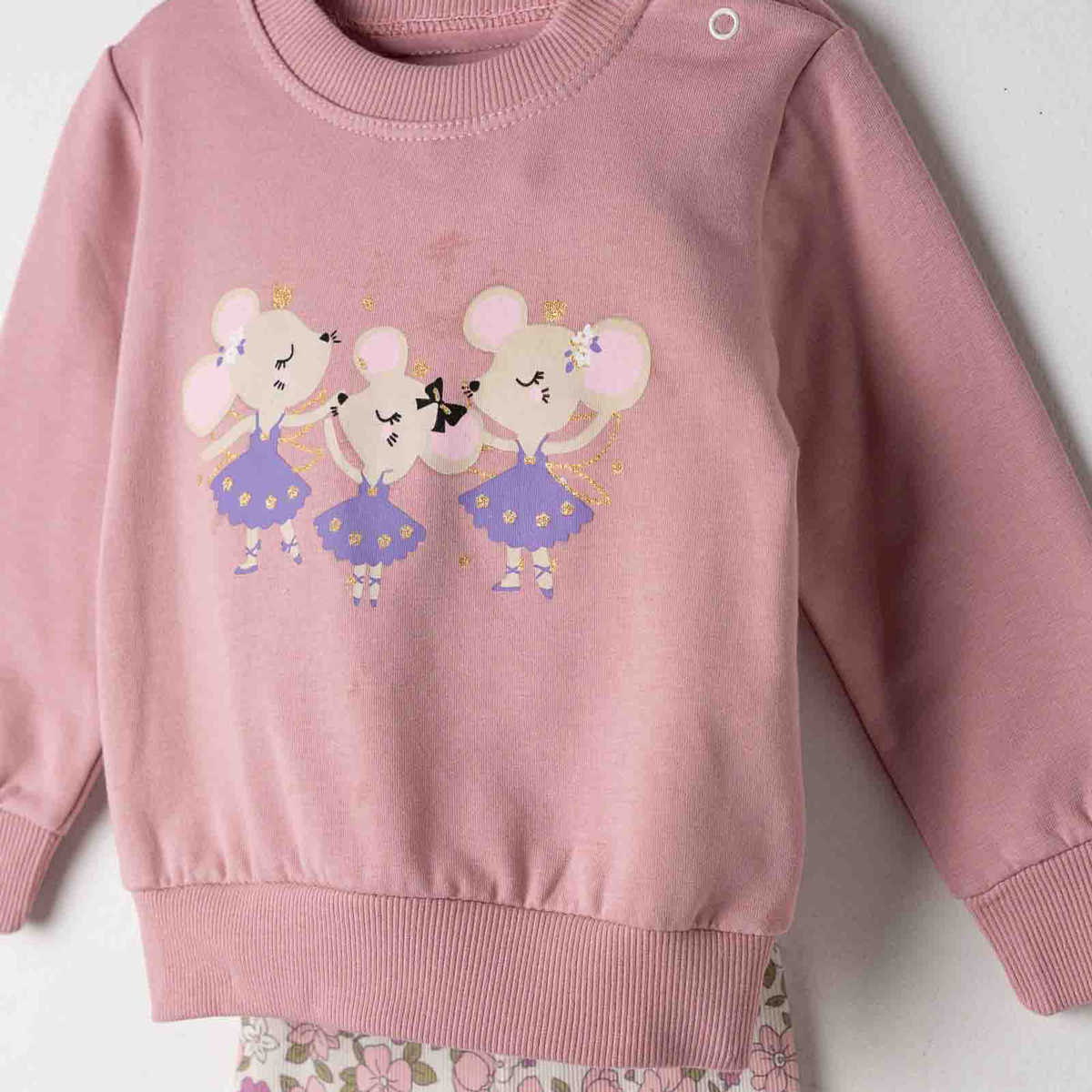 Βρεφικό σετ με κολάν ΕΒΙΤΑ κορίτσι - 2