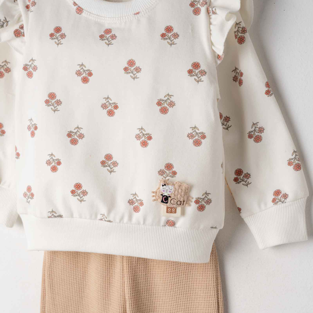 Βρεφικό σετ με παντελόνι ΕΒΙΤΑ κορίτσι - 2