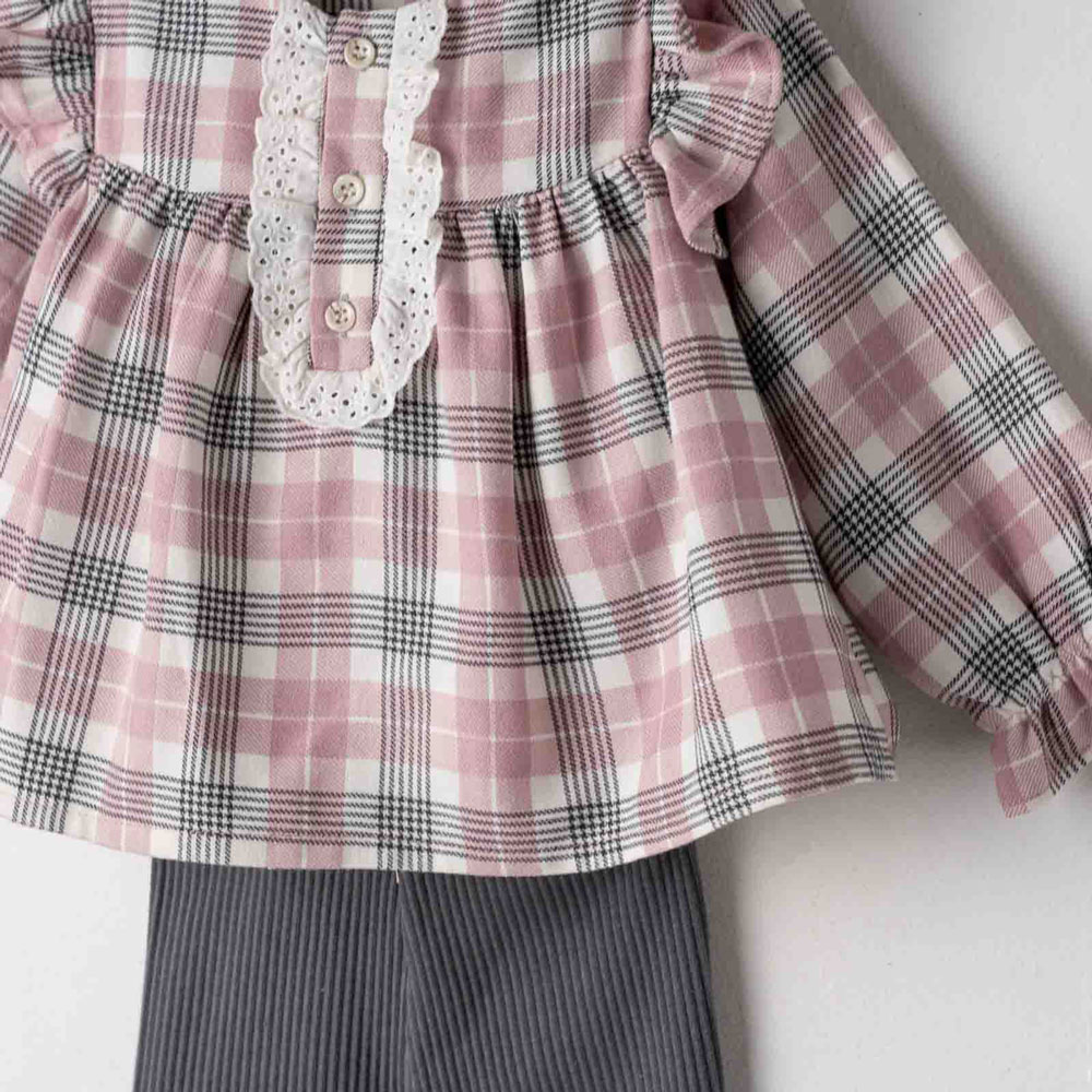 Βρεφικό σετ με κολάν ΕΒΙΤΑ κορίτσι - 2