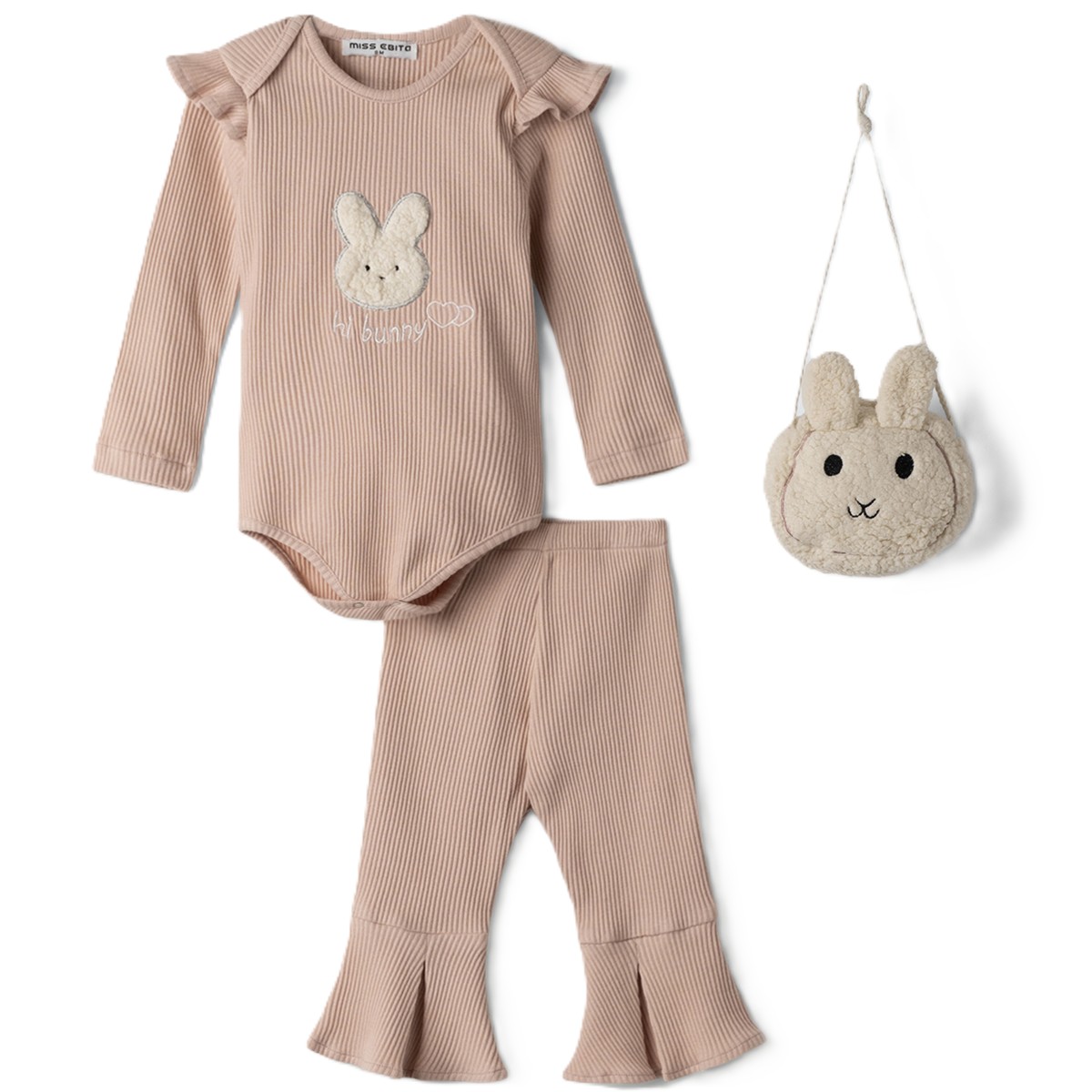 Βρεφικό σετ με παντελόνι ΕΒΙΤΑ κορίτσι - ΣΟΜΟΝ