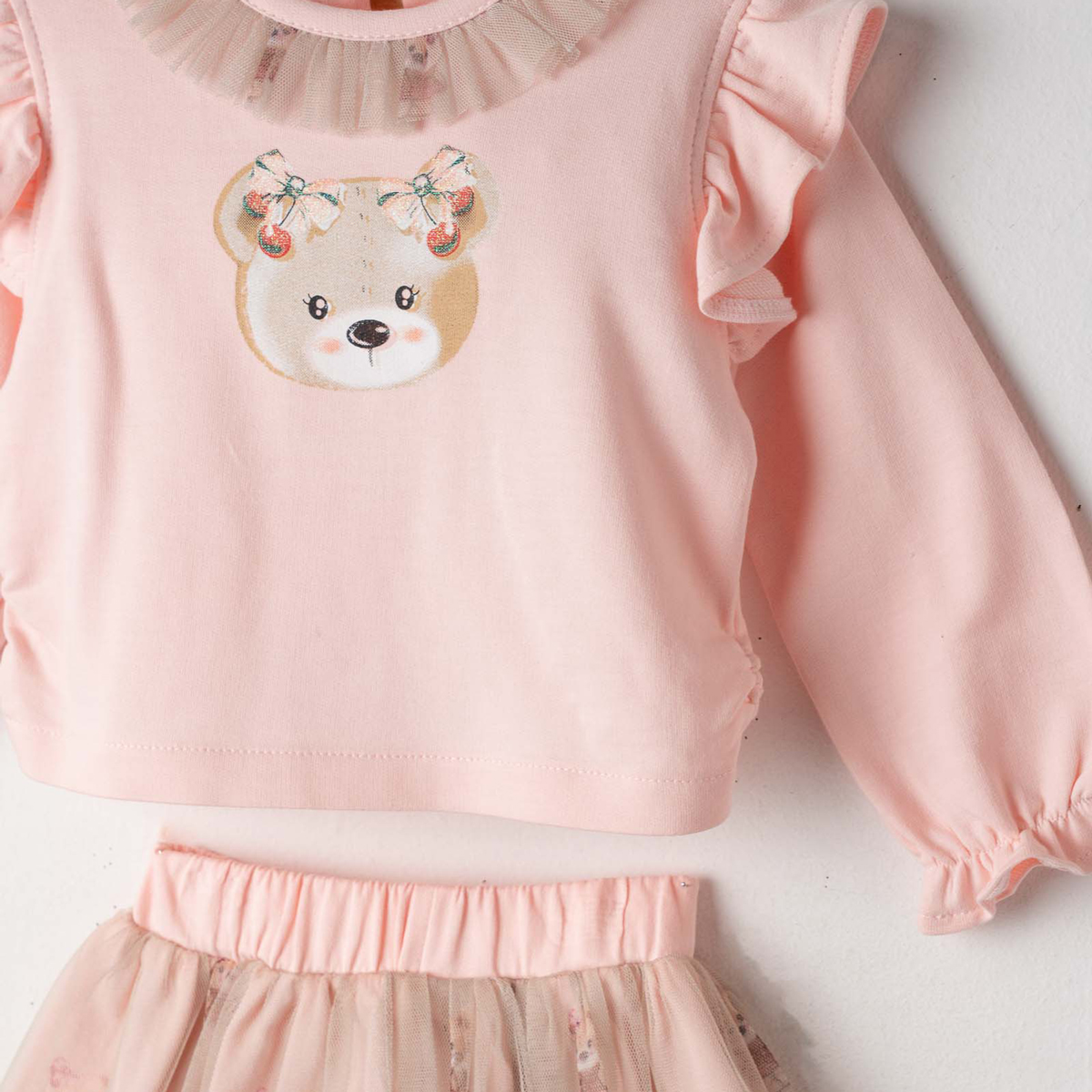 Βρεφικό σετ με κολάν 3 τμχ ΕΒΙΤΑ κορίτσι - 2