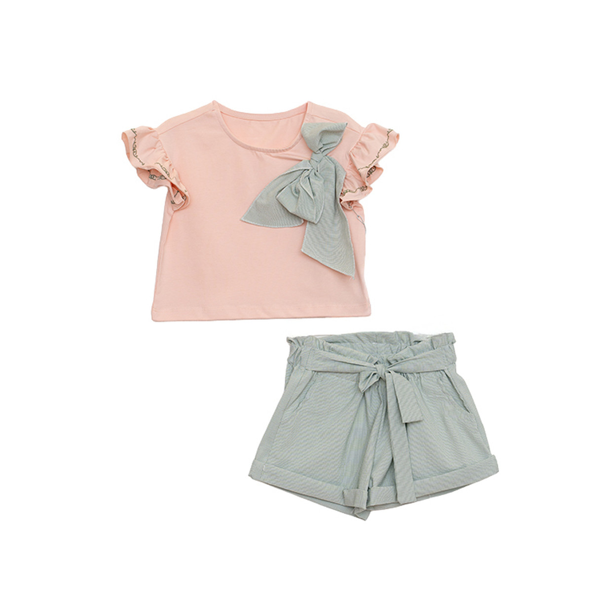 Παιδικό σετ με σόρτς RESTART κορίτσι - 1