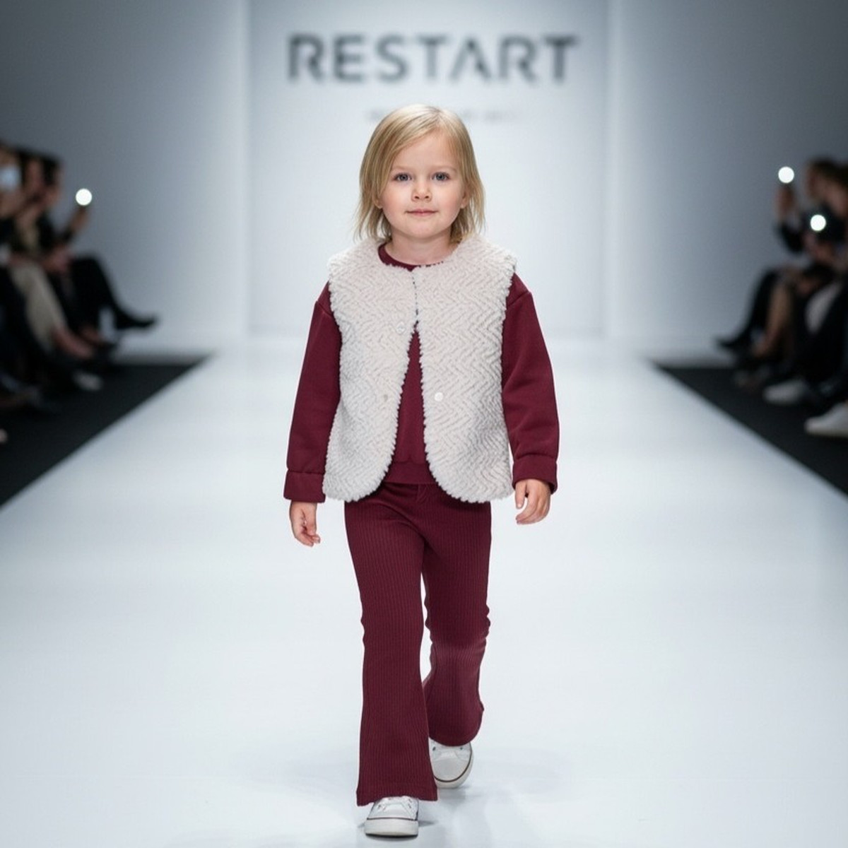 Παιδικό σετ με κολάν 3 τμχ RESTART κορίτσι - 3
