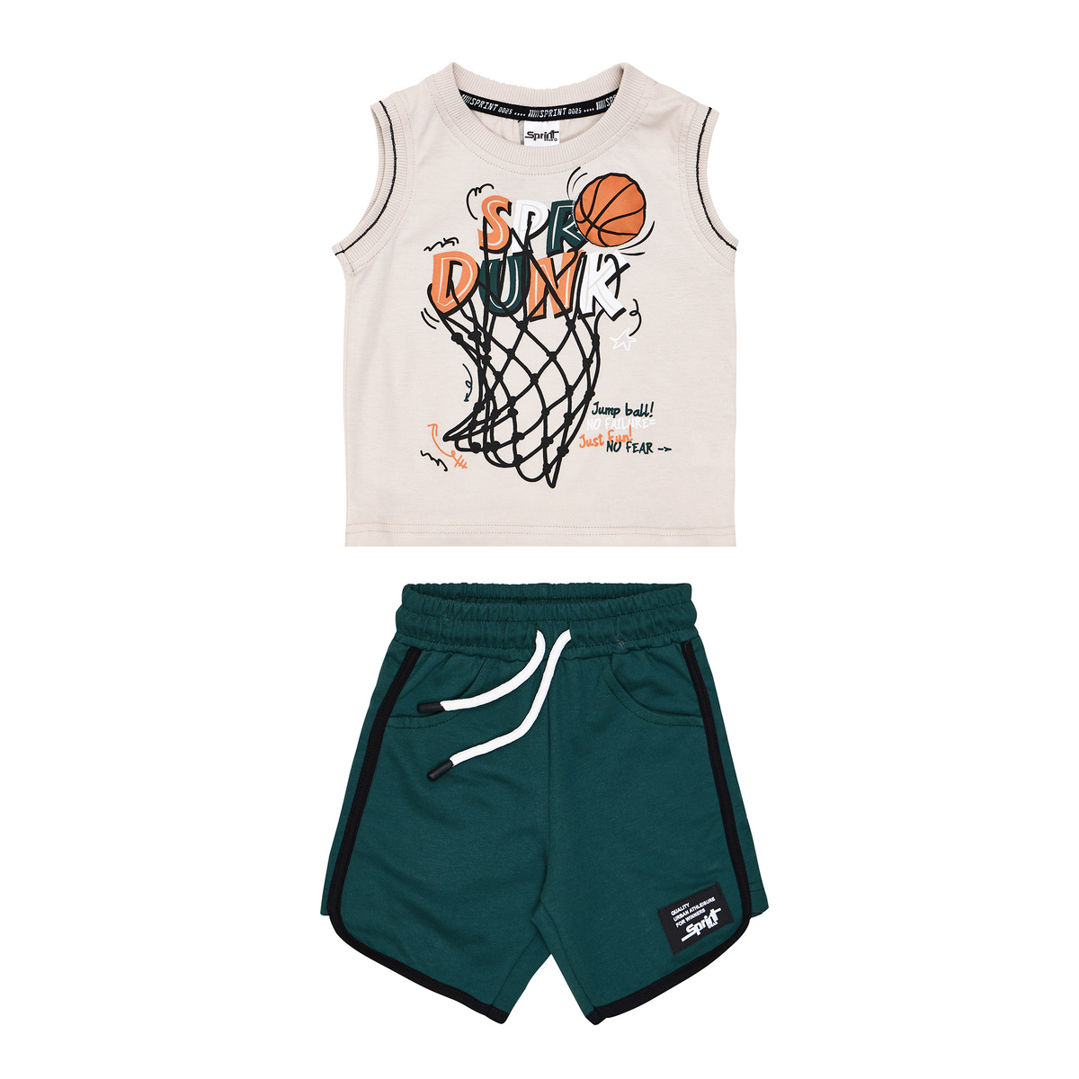 Παιδικό σετ με βερμούδα SPRINT αγόρι - ΙΒΟΥΑΡ