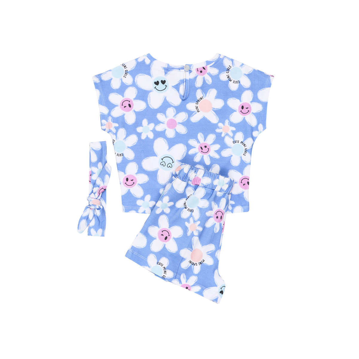 Παιδικό σετ με σόρτς SPRINT κορίτσι - 2