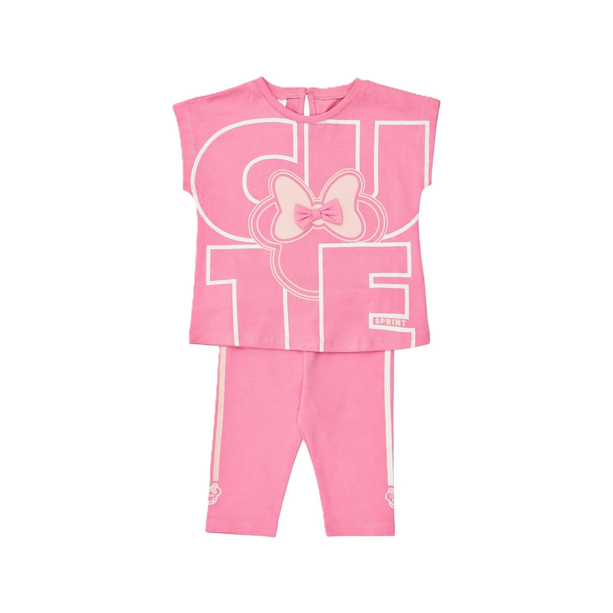 Παιδικό σετ με κολάν SPRINT κορίτσι - ΡΟΖ