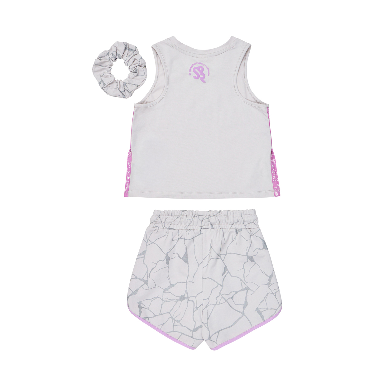 Παιδικό σετ με σόρτς SPRINT κορίτσι - 2