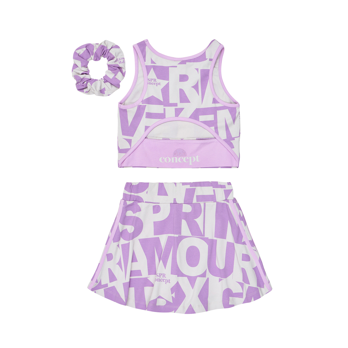 Παιδικό σετ με σόρτς SPRINT κορίτσι - 2